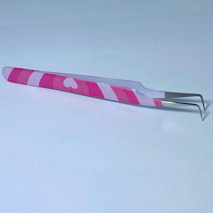 แหนบถอนขนตาสแตนเลสงานทำมือแบบพรีเมี่ยมด้ามจับแม่เหล็กกันลื่นขนาด10มม. เพื่อความสวยงาม - Product Image 3