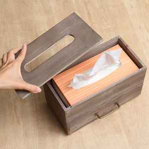 Tissue Holder <b>Box</b> Standing Napkin Paper <b>Storage</b> <b>Box</b> - Product Image 5