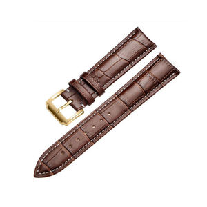 Correa de <span class=keywords><strong>Reloj</strong></span> de Cuero Genuino Vintage con Hebilla de Metal, Correa de Repuesto Cómoda Compatible con Relojes Inteligentes de 40 mm, 44 mm y 46 mm - Product Image 3