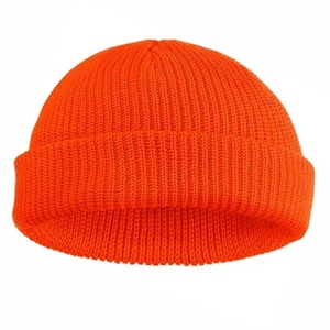 Haute qualité en gros broderie personnalisée Logo Beanie Cap chapeau Logo personnalisé meilleur prix pour hommes 100% acrylique hiver - Product Image 6