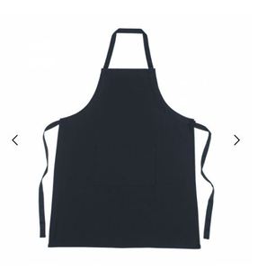 Promocional al por mayor personalizado impermeable restaurante algodón-poliéster negro delantales en blanco para hombres y mujeres cocina Chef Cocina - Product Image 1