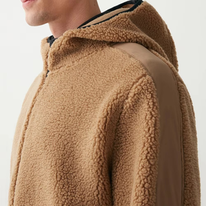 Sudadera con capucha de corte holgado y media cremallera para hombre, de tejido grueso, hecha a medida - Sudadera con capucha extragrande con efecto lavado personalizado y pasamontañas, talla grande - Product Image 6