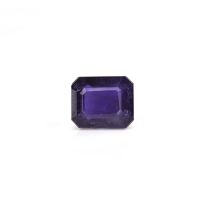 Iolite (Neeli) 4,2 carats, pierre précieuse minérale facettée, taille princesse émeraude, disponible en violet, vert, gris, bleu, saphir certifié IGI - Product Image 1
