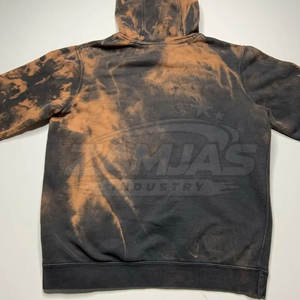 Sudaderas con capucha de secado rápido, transpirables, básicas, con lavado ácido para hombre, impresión de logotipo personalizada, alta calidad, precio económico, sudaderas con capucha para hombre con lavado ácido. - Product Image 2