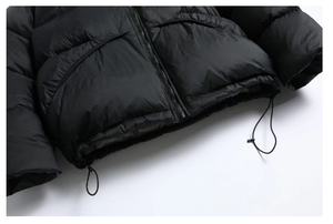 Chaqueta de Invierno Acolchada para Hombre de Alta Calidad con Diseño Personalizado, Capucha, Cuello Alto, Logotipo Frontal en Lona, Ropa de Calle - Product Image 6
