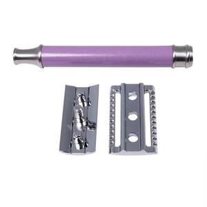 Rasoir de sécurité HERMANN MEDITECH, outil de rasage professionnel, acier inoxydable, lame double, précision durable, extensions de cheveux - Product Image 4