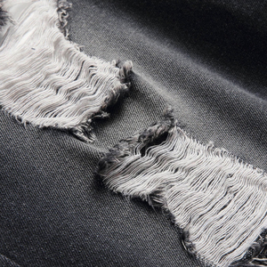 Fournisseur OEM pakistanais de shorts en denim décontractés pour hommes tissu extensible coupe ajustée vêtements de sport quotidiens shorts en maille à la mode d'été - Product Image 5