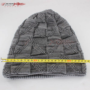 หมวกบีนนี่ไหมพรมถักมีสไตล์สำหรับผู้ชายทรงพอดีตัวสำหรับฤดูใบไม้ร่วงฤดูหนาว - Product Image 2