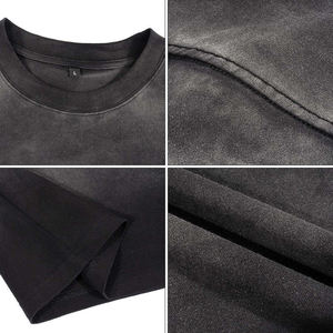 Vêtements de mode, t-shirts en coton délavés à l'acide, vente en gros, t-shirts personnalisés lourds à coupe courte, impression DTG pour hommes - Product Image 3