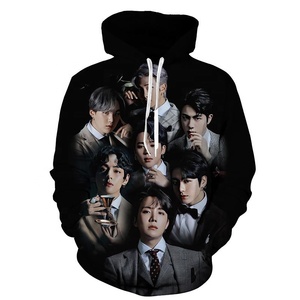 เสื้อฮู้ดและเสื้อสเวตเชิ้ตแฟชั่นของผู้ชายเสื้อฮู้ดแขนยาวดีไซน์แบบกำหนดเอง2025 - Product Image 3