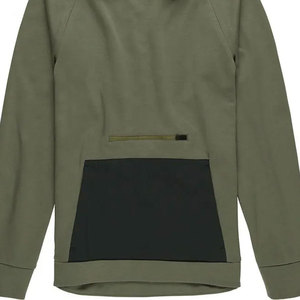 Sweat à capuche baggy en polaire éponge française sans ficelle marron vierge Essential100 % coton épais surdimensionné de haute qualité - Product Image 4