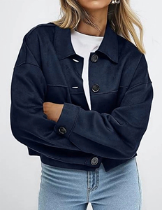 Veste d'extérieur pour femmes, tendance, de bonne qualité, respirante, avec logo personnalisé, veste décontractée lourde - Product Image 4