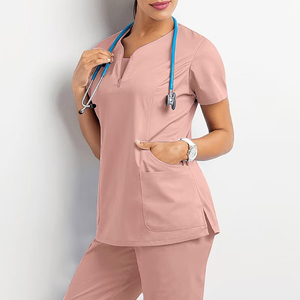 Uniforme médical tissé ODM personnalisé, vêtements de santé au Bangladesh, ensembles de blouses d'hôpital unisexes, fabricant de vêtements pour médecins et infirmières, vente en gros - Product Image 2