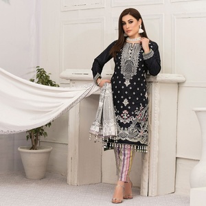 Tawakkal marca colección de invierno GLORIOUS ENCHANTER paquistaní bordado viscosa impresión Digital 3 piezas indio pakistaní - Product Image 6