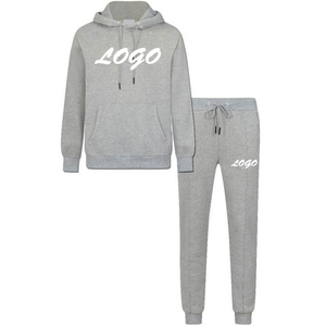 2024 survêtement uni à manches longues en polaire Tech pour hommes 2 pièces ensemble survêtement en coton imprimé d'Irfan Sports Co pour la saison d'hiver - Product Image 6