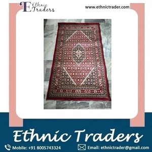 Tapis de luxe brodé à la main de qualité exportée fabriqué en pur coton pour exportateur et fournisseur mondial - Product Image 6