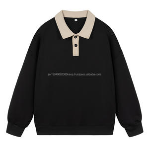 Suéter de Cuello Polo de Manga Larga para Hombre de Alta Calidad, Jersey de Moda, Camiseta Polo, Talla Grande, Antiarrugas, Camisetas Polo Personalizadas - Product Image 5