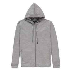 Sudadera con Capucha Ligera y Holgada de Manga Larga para Hombre, Informal, de Lana Merino - Product Image 1