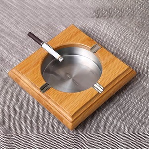 Cenicero rústico de madera Cenicero artesanal Premium para cigarros y uso al aire libre Elegante y ecológico de la India - Product Image 6