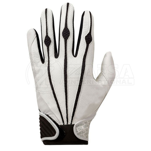 Gants de frappe de baseball pour adultes en coton biologique 100% lisse avec couleur et logo personnalisés - Prix d'usine en gros - Product Image 5