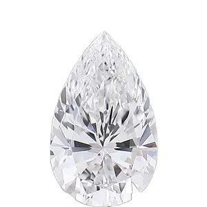 1.01 Carat fancy Pear Cut lab created diamond D Color VVS1 Clarity loss HPHT CVD Diamond Certified by IGI