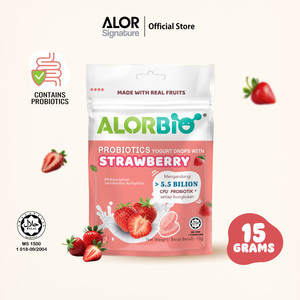 ALORBIO Yogurt Drops Combo Pack Probiotique Solide 5,5 Milliards de UFC Saveur Fruitée Sans Sucre Pastilles Mentholées à Boire - Product Image 1