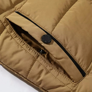 Nueva Chaqueta ligera de plumón de pato, abrigo básico de invierno con capucha para hombre, ropa de calle urbana, chaqueta acolchada gruesa y cálida a prueba de viento para exteriores - Product Image 6
