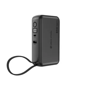 Cargador Híbrido Eureka de 65W, Bancos de Energía Promocionales Sostenibles, Gadgets Ecológicos - Product Image 1