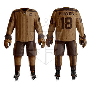 2025 Material 100% poliéster equipo transpirable campo Hockey Jersey hombres uniforme de hockey sobre hielo para la venta - Product Image 1