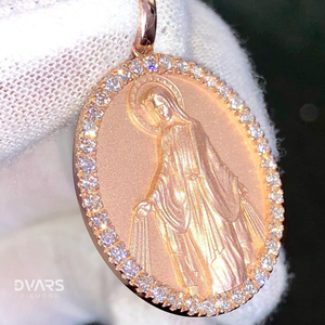 จี้พระเยซูเงินแท้ 925 สั่งทำพิเศษสำหรับผู้ชาย ประดับเพชรโมอิสซาไนต์ VVS ระดับพรีเมียม ชุบทองคำแท้ พร้อมใบรับรอง - Product Image 6