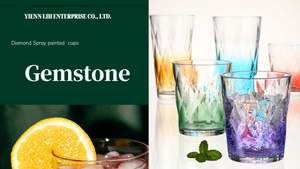 Gobelet en plastique acrylique 15oz/460ml écologique unique pierre précieuse ondulée <span class=keywords><strong>bulle</strong></span> d'air tasse à eau gobelet - Product Image 4