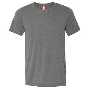 T-shirt à manches courtes Tri-Blend pour homme T-shirt uni en coton 100% coton - Product Image 1