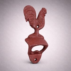 Abridor de Botellas de Hierro Fundido con Diseño de Flamenco, Montado en la Pared, Estilo Tropical Vintage, Agarre Fuerte, Acabado Duradero, Perfecto para Bar, Cocina y Decoración - Product Image 5