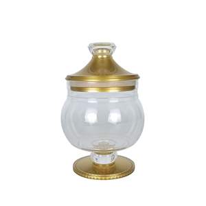 Bol à bonbons rond doré en acrylique - Product Image 1