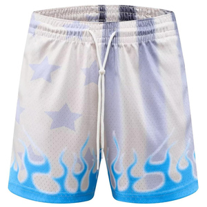 <b>Men's</b> Quick-Dry Basketball <b>Shorts</b> with Comfort Elastic Waistband Wholesale Sportswear <b>Mesh</b> Sublimation BSci Breathable Set - Product Image 1