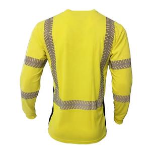 Chaleco de seguridad para hombre de invierno de lona reflectante de alta visibilidad, protección transpirable, brillo cómodo para trabajo industrial al aire libre - Product Image 6