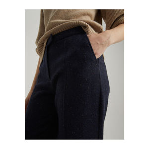 Pantalons et pantalons de costume pour femmes en laine mélangée, coupe classique, Turquie BGN W24P387 - Product Image 6