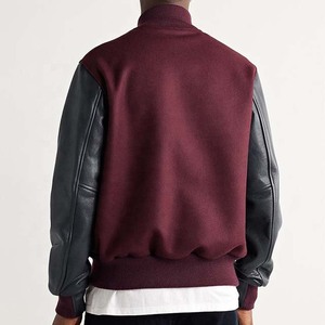 Créez votre propre Design de vestes d'université en cuir et manches en laine pour hommes - Product Image 5