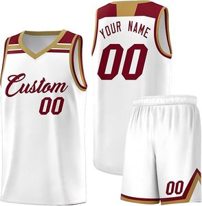 Uniforme de basket-ball de bonne qualité pour hommes 100% polyester matériel bas quantité minimale de commande uniforme de basket-ball d'équipe - Product Image 4