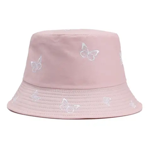 Vente en gros de chapeaux seau 100% coton avec logo brodé chapeau de pêche Boonie à large bord personnalisé pour le cyclisme décontracté au quotidien - Product Image 3