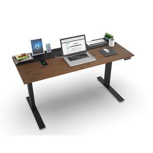 <b>Adjustable</b> Height Walnut SmartDesk for Gaming - Product Image 1