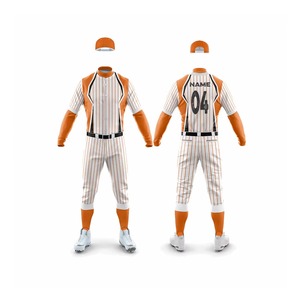 Uniformes de Béisbol Personalizados de la Mejor Calidad, Impresos por Transferencia de Calor, 100% Poliéster, Transpirables, Cuello en V, Ropa Deportiva de Secado Rápido - Product Image 4