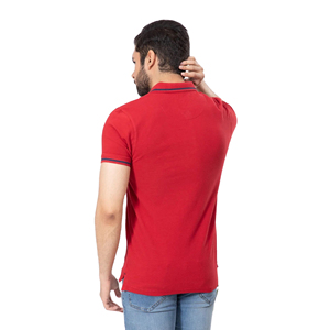 เสื้อโปโลผ้าฝ้ายสีมิ้นต์เข้มปักโลโก้ได้ตามต้องการสำหรับฤดูใบไม้ผลิและฤดูใบไม้ร่วง100% - Product Image 2