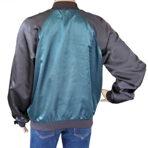 แจ็กเก็ตผ้าซาตินสำหรับผู้หญิงแจ็กเก็ตผ้าซาตินระบายอากาศน้ำหนักเบาสวมใส่สบาย - Product Image 4