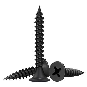 Tornillo para paneles de yeso negro autorroscante, tornillo para madera fosfatado gris, clavo para paneles de yeso de 3.5x25mm, clavo para tablero de fibra de colores - Product Image 1