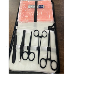 Kit de cirugía menor al por mayor, 5 piezas, incluye almohadilla de silicona, kit de disección, instrumentos médicos, instrumentos quirúrgicos portátiles - Product Image 2