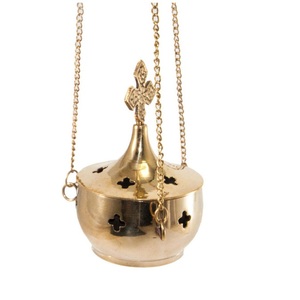 Brûleur d'encens à finition dorée pour usage domestique et hôtelier, style unique, brûleur d'encens aromatique Bakhoor, fournisseur et fabricant en Inde - Product Image 6