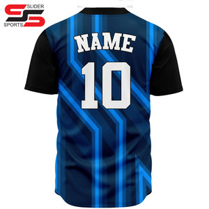 Custom Made Baseball Jersey Wholesale Blank Baseball Jersey Sublimation Printed Team Baseball Jerseys - Product Image 2