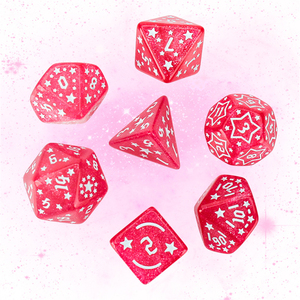 En stock jeu de dés polyédriques à motif d'étoiles en acrylique de 16mm pour donjons et dragons jeux de société RPG vente en gros jeu de dés en plastique DND - Product Image 5