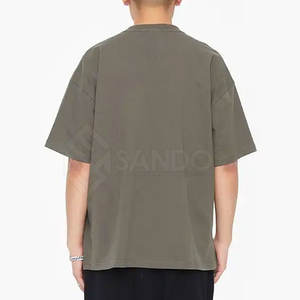 Venta en Línea de Camisetas de Manga Corta para Hombre, Corte Holgado, 100% Algodón, Transpirables, de Secado Rápido, con Diseño Estampado - Product Image 5